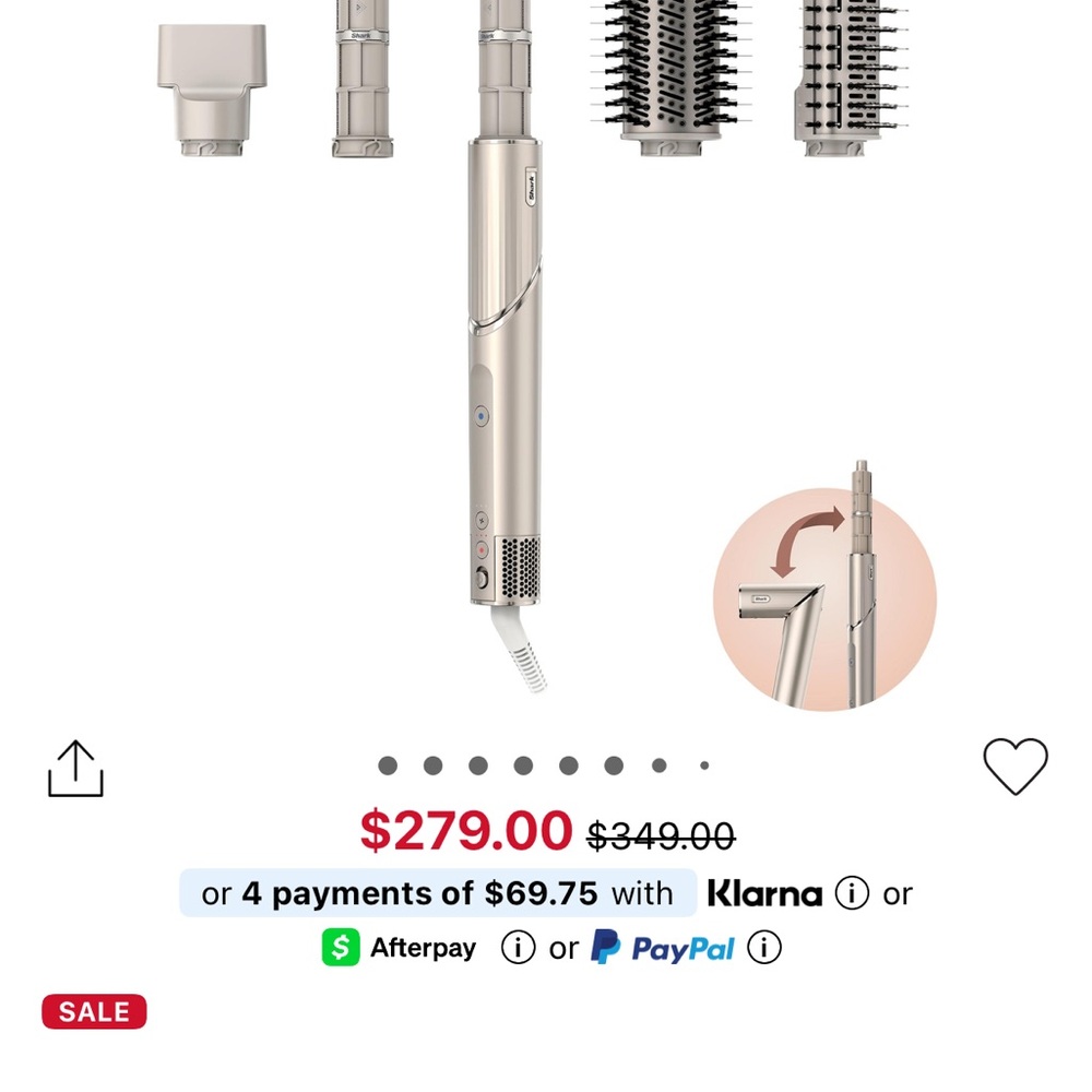 Shark Hair Styling Tool - Silver